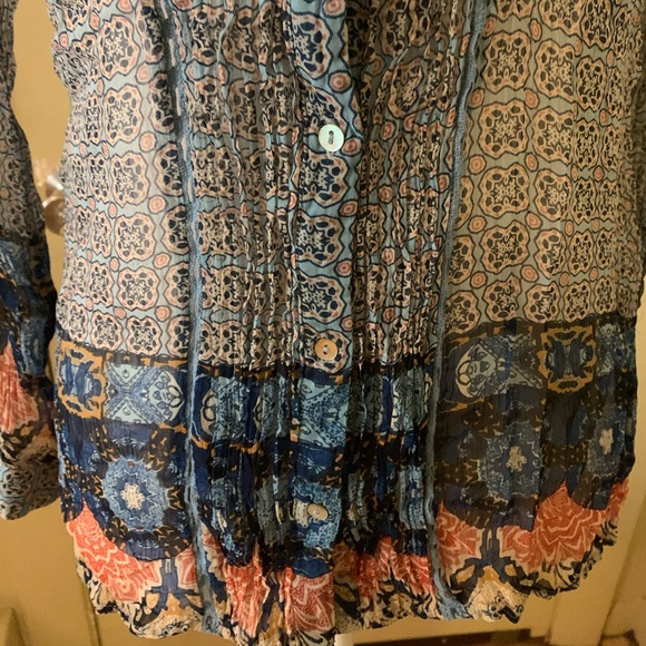 Lucky Brand Boho Blouse - Picture 2 of 5